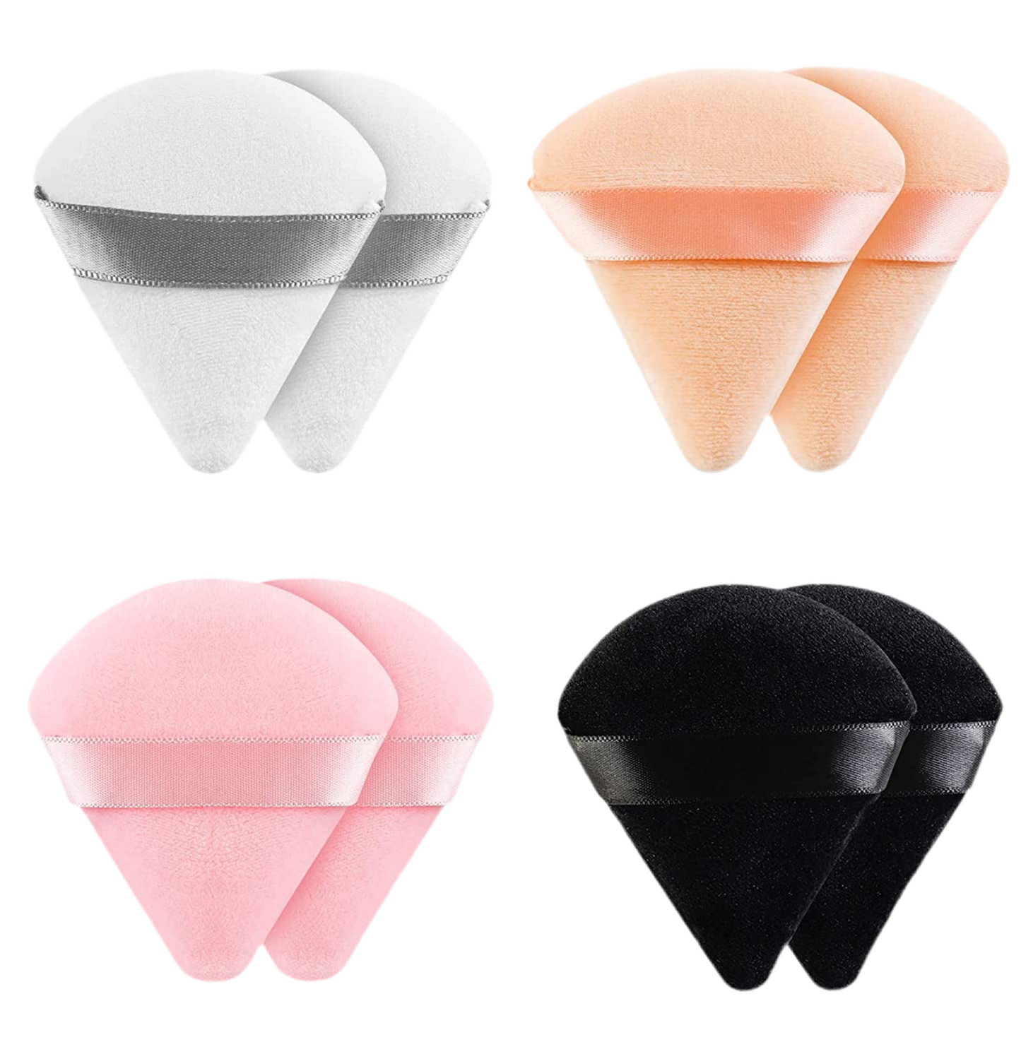 8 Pieces Triangle Powder Puff