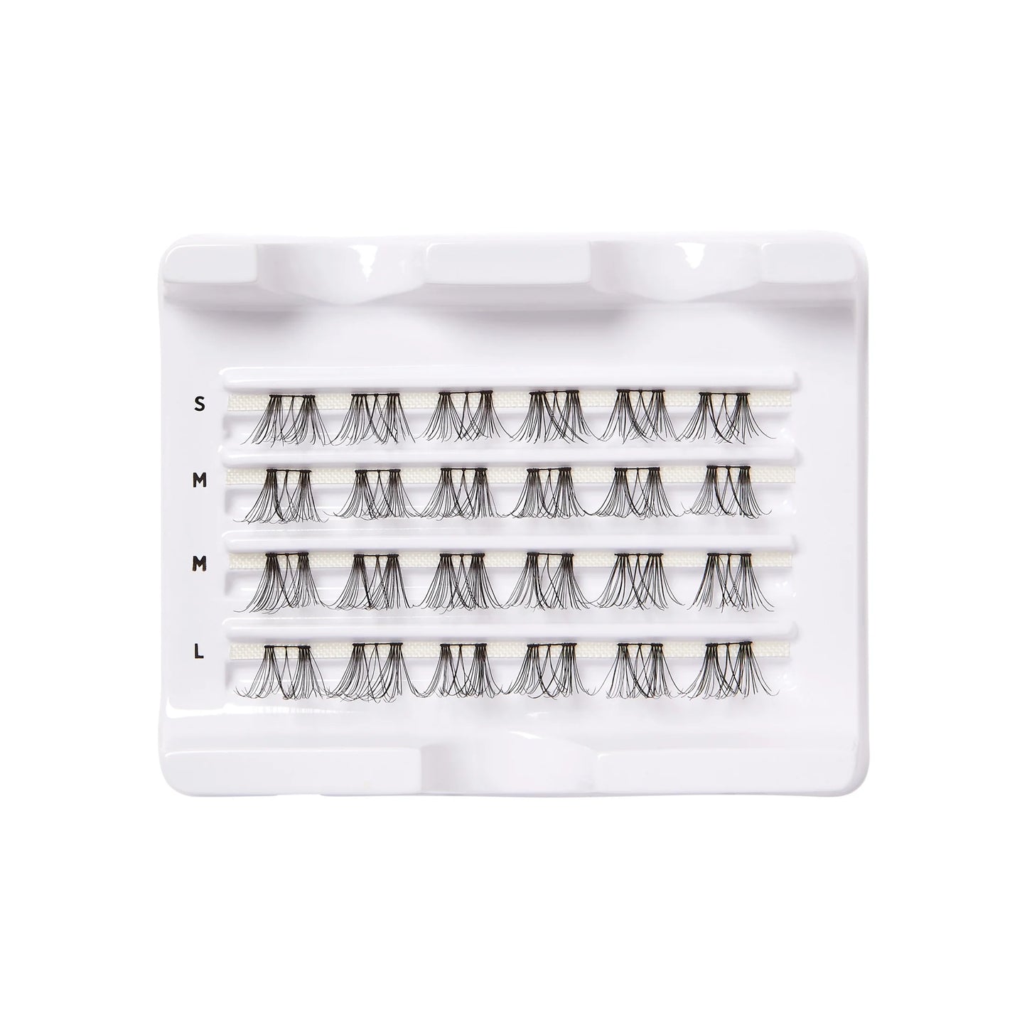 FALSCARA Lash Extension Kit, Natural Wispy, Black, 24 Lash Clusters