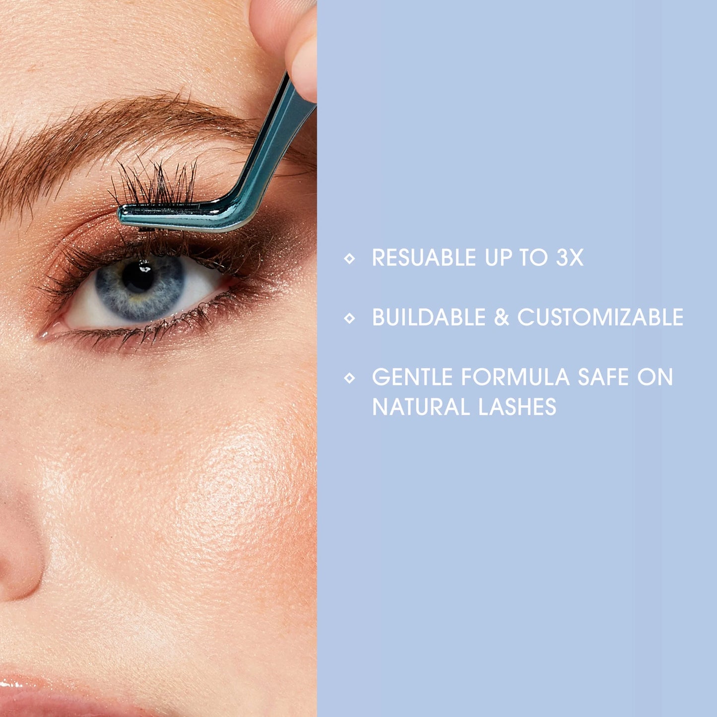 FALSCARA Lash Extension Kit, Natural Wispy, Black, 24 Lash Clusters