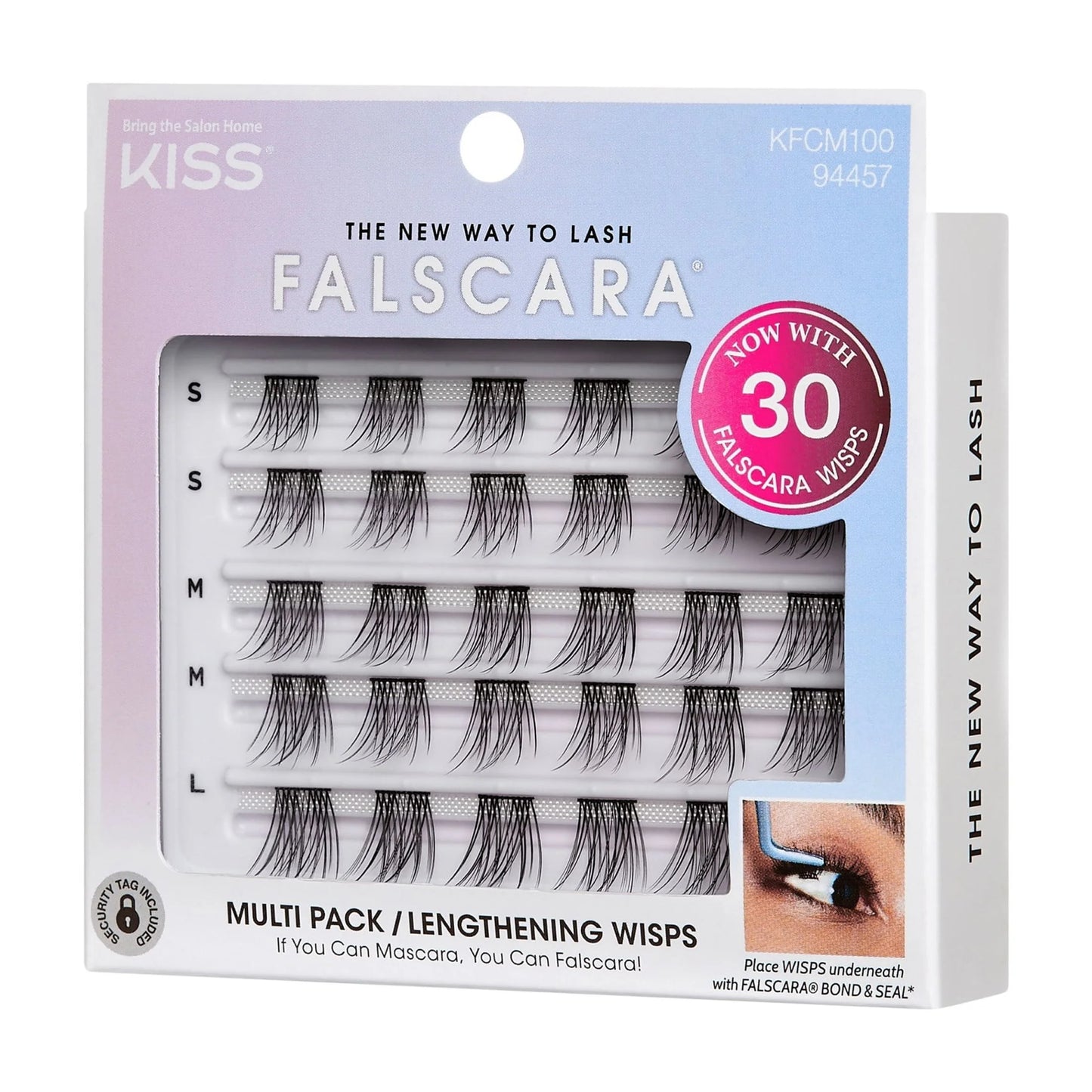 (2 Pack) FALSCARA Collection DIY Eyelash Extensions Multipack, Lengthening Wisps, 30 Ct.