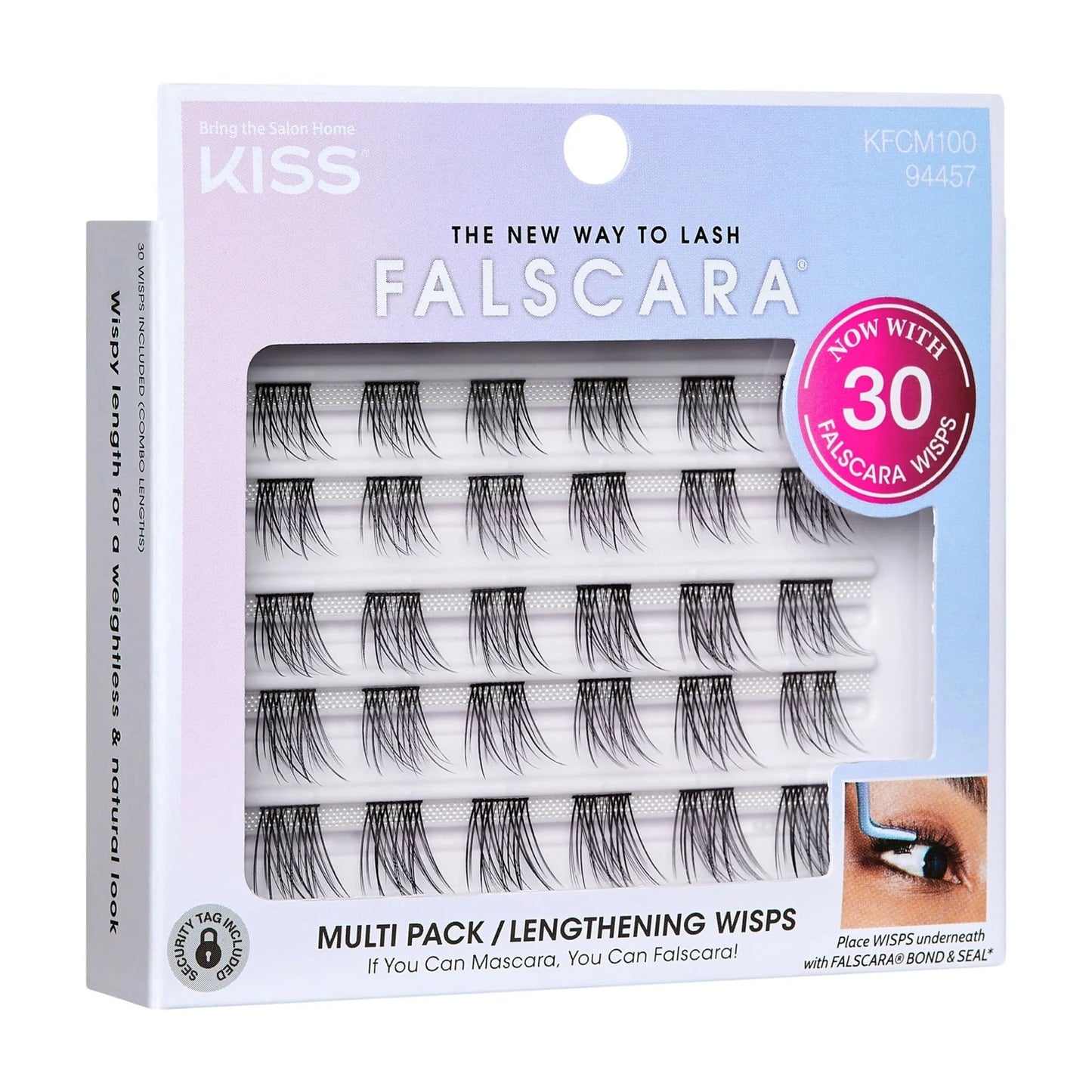 (2 Pack) FALSCARA Collection DIY Eyelash Extensions Multipack, Lengthening Wisps, 30 Ct.
