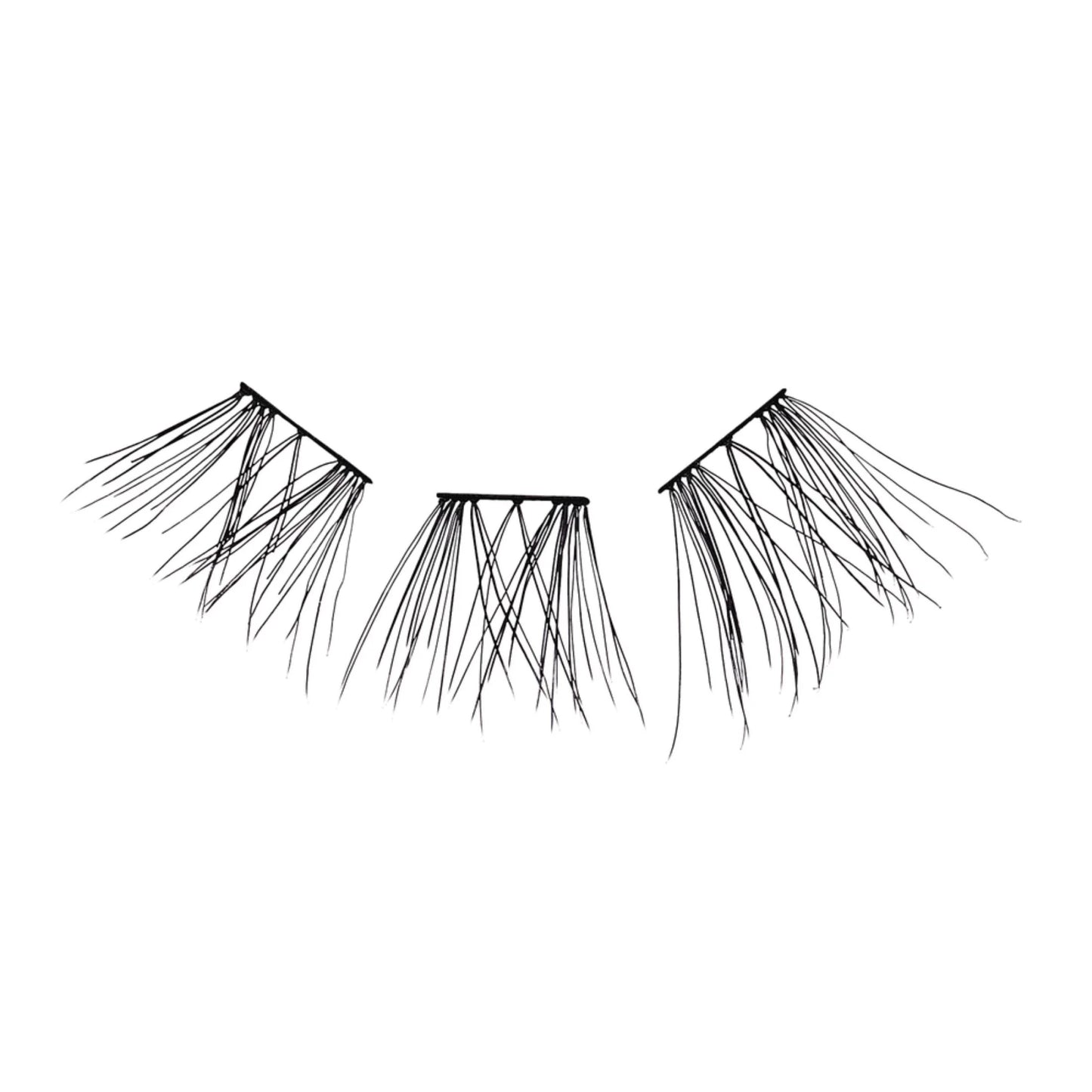 FALSCARA Lash Extension Kit, Natural Wispy, Black, 24 Lash Clusters