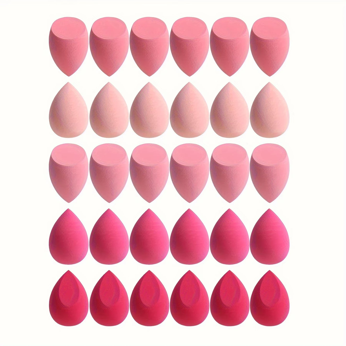 7Piece/18Piece Makeup Sponge Set, Suitable for Liquid BB Cream Powder Application, Makeup Egg Dry Wet Dual-Use Powder Puff