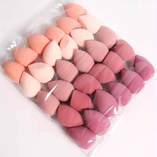 7Piece/18Piece Makeup Sponge Set, Suitable for Liquid BB Cream Powder Application, Makeup Egg Dry Wet Dual-Use Powder Puff