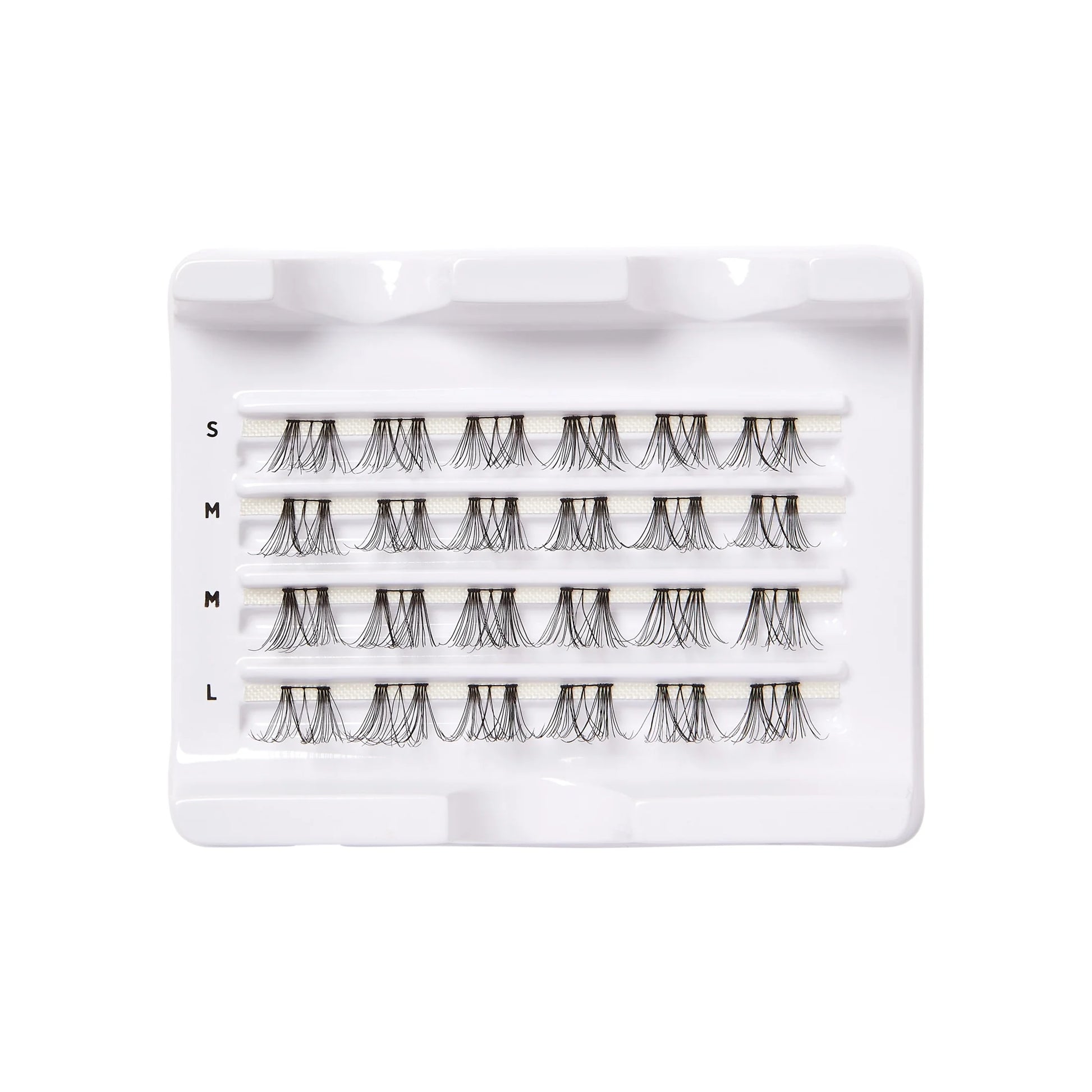 FALSCARA Lash Extension Kit, Natural Wispy, Black, 24 Lash Clusters